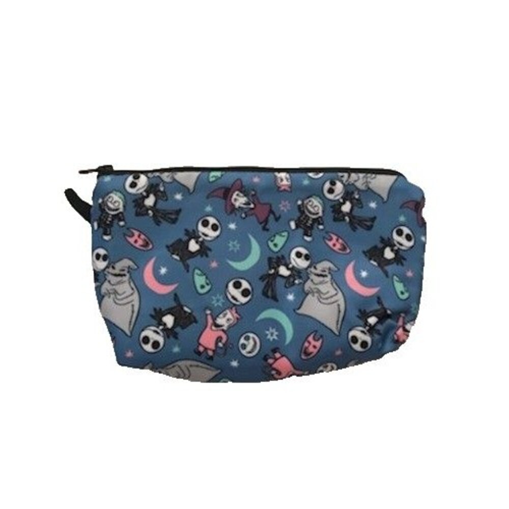 Disney The Nightmare Before Christmas Small Zip Cosmetic Pouch Bag Characters